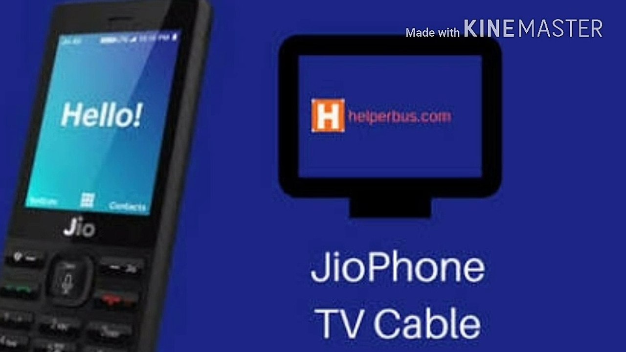 how to connect jio phone to simple tv or to sma...