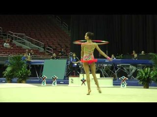 Valeria Sharipova - Hoop Final - 2014 USA Gymnastics Championships