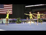 Bowler, Eisenmenger, Villarreal - Balance - 2014 USA Gymnastics Championships