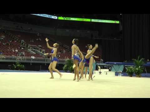 Senior Group Exhibition - Clubs - 2014 USA Gymnastics Championships