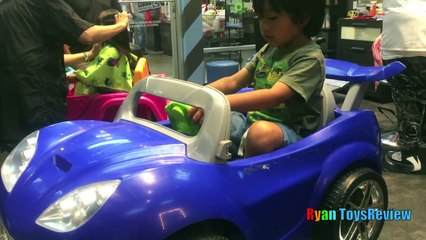 FIRST HAIRCUT at the store Power Wheels Egg Surprise Toy Captain America Civil War Mystery Box