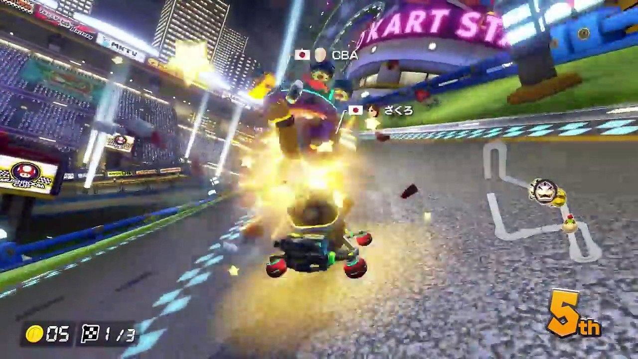 200CCだとドッスン遺跡ショートカット怖すぎｗマリオカート8デラックス(138)