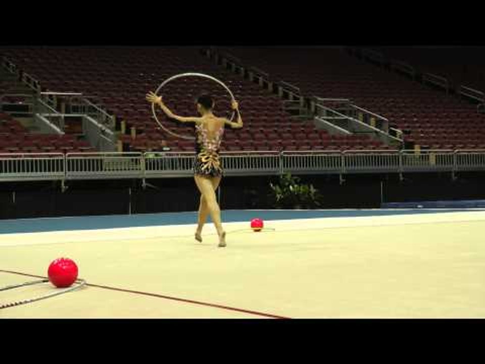 Andria Gao - Hoop (AA Finals) - 2014 USA Gymnastics Championships