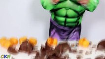 Hulk Smashing Star Wars Darth Vader Chocolate Surprise Eggs With Minions and Avengers Toys Ckn Toys