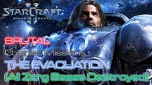Starcraft II: Wings of Liberty - Brutal - Mission 4: The Evacuation B (All Zerg Bases Destroyed)
