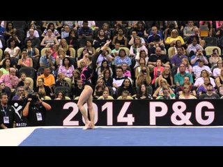 Alyssa Baumann - Floor - 2014 P&G Championships - Sr. Women Day 2