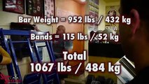 WSM Brian Shaw | Deadlift Training - 1067 lbs w/ Bands for 2 Reps