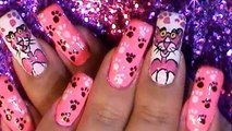 PINK PANTHER Nail Art Design Tutorial