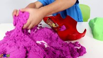 DIY Kinetic Sand Disney Cars 3 Toys And Cutting Lightning McQueen Up With Ckn Toys