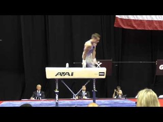 Sam Mikulak - Pommel Horse - 2015 P&G Championships - Sr. Men Day 1