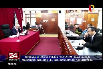 Dictan 60 días de prisión preventiva a ciudadano francés acusado de narcotráfico