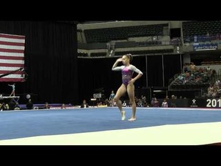 Olivia Trautman – Floor Exercise – 2015 P&G Championships – Jr. Women Day 2