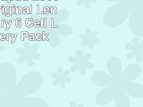 Lenovo Ideapad Z580 Battery  Original Lenovo Primary 6 Cell LiIon Battery Pack