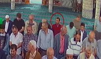 Hırsızlık anı kamerada: Cemaatle birlikte 4 rekat namaz kıldı...