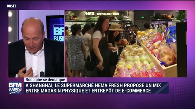 Rodolphe se démarque: Hema Fresh: un mix entre magasin physique et entrepôt de e-commerce à Shanghai - 30/09