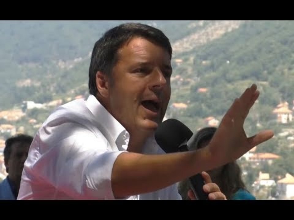 Agerola (NA) - Bagnoli, Renzi: "de Magistris ha firmato il progetto del mio governo" (31.07.17)