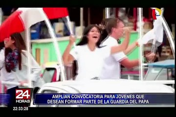 Amplían convocatoria para formar parte de la 'Guardia del Papa'