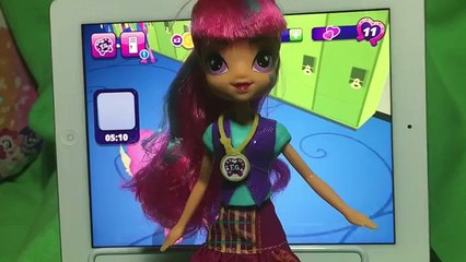 New Update Equestria Girls My Little Pony App Friendship Games Zapcode Scan School Spirit Sour Sweet