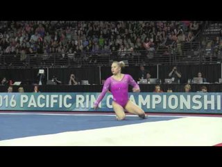 Brenna Dowell (USA) - Floor - 2016 Pacific Rim Championships Team/AA Final