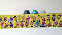 Surprise Eggs SpongeBob, Star Wars, Spiderman and Cars 2 Surprise Eggs Kinder Chocolate and Toys