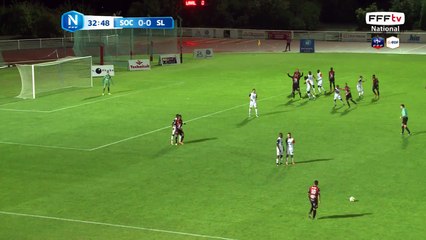 Le coup franc de GOMEZ ne donne rien.