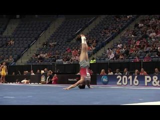 Sean Melton - Floor Exercise - 2016 P&G Championships - Sr. Men Day 2