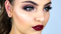 Brillant vacances lèvres maquillage rouge tutoriel Simple |