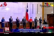 Chile: candidatos presidenciales participan del primer debate