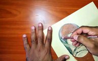 How to make a trick art 3D illusion on Paper - Cup of Water | Dessin 3D