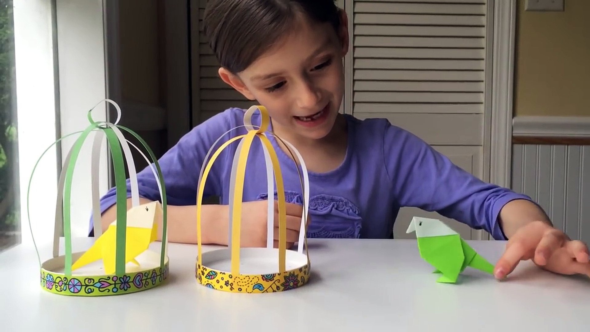 How to Make a Paper Bird Cage - video Dailymotion