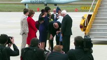William speaks French & Kate cheers up Prince George : THE ROYALS ARRIVE IN CANADA