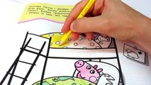 Peppa Pig Coloring Pages For Kids / Learn Colors / Peppa Coloring Book / Video For Kids