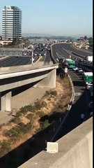 Video Revealed : shooting at I 80  in Emeryville, Police shot a man dead