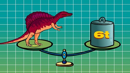 Spinosaurus, a spine lizard Dinosaur with English Sub ★Genikids Dinosaur