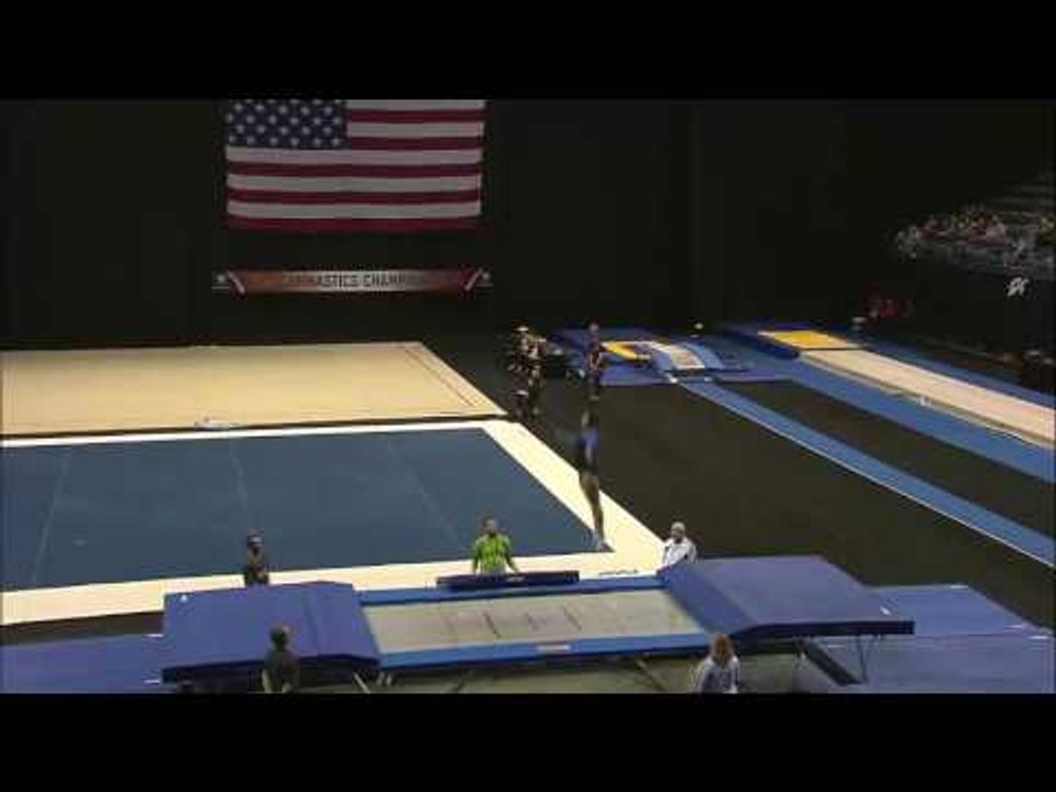 Hally Piontek - Trampoline Routine 2 - 2017 USA Gymnastics Championships