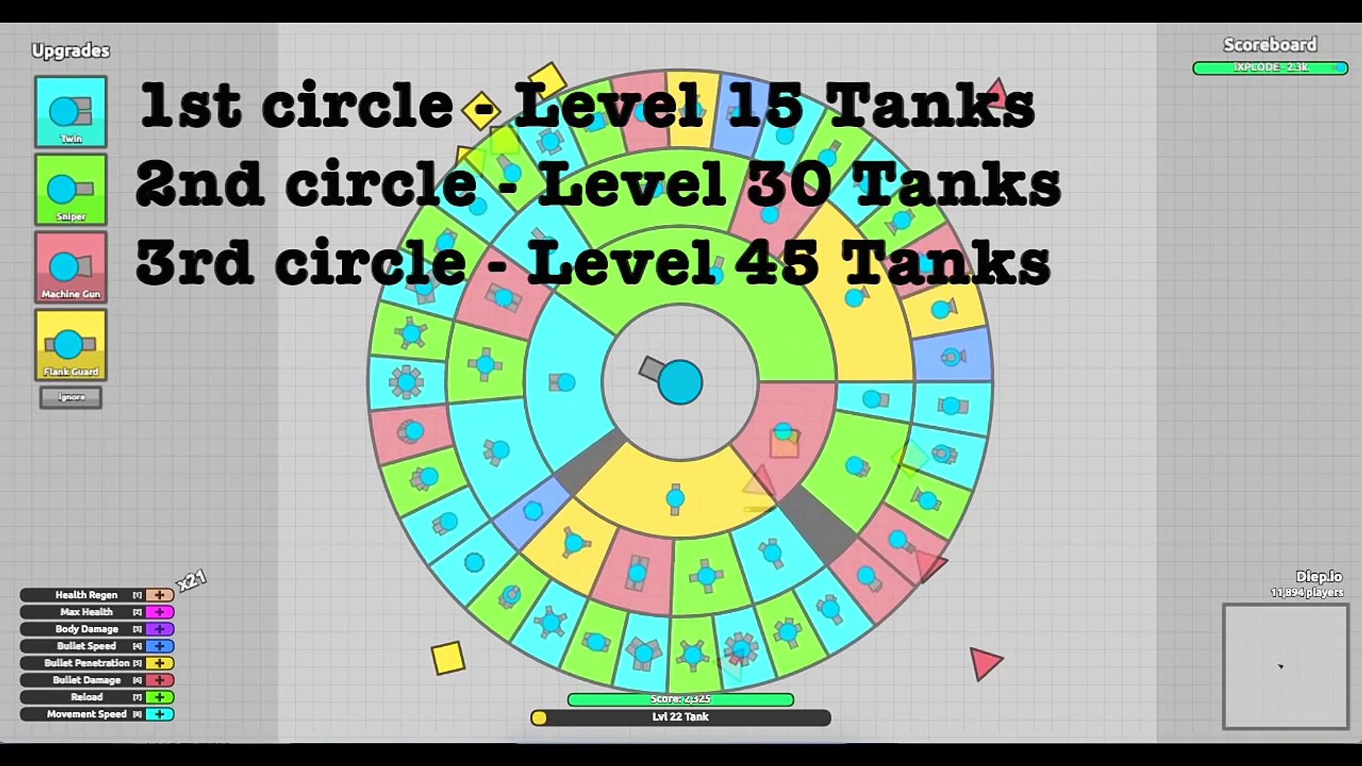 What is the best tank in Diep.io? - Quora