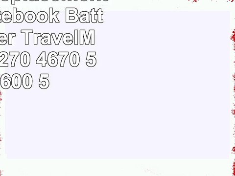 CWK New Replacement Laptop Notebook Battery for Acer TravelMate 4220 4270 4670 5100 5600