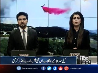 Huge Fire in California's Forest