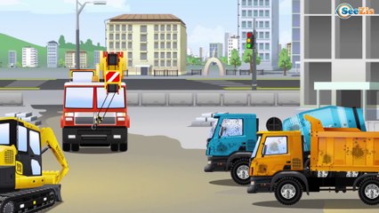 Le Tracteur pour bébés - Les Voitures de la Ville - Dessin animé français - Voitures Pour Enfants