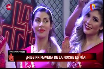 Así fue la emocionante final de la competencia 'Miss Primavera de La Noche es Mía'