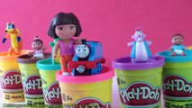 Play Doh Dora Aventureira Surpresa Peppa Pig Thomas and Friends Massinha Play Doh Learn Color