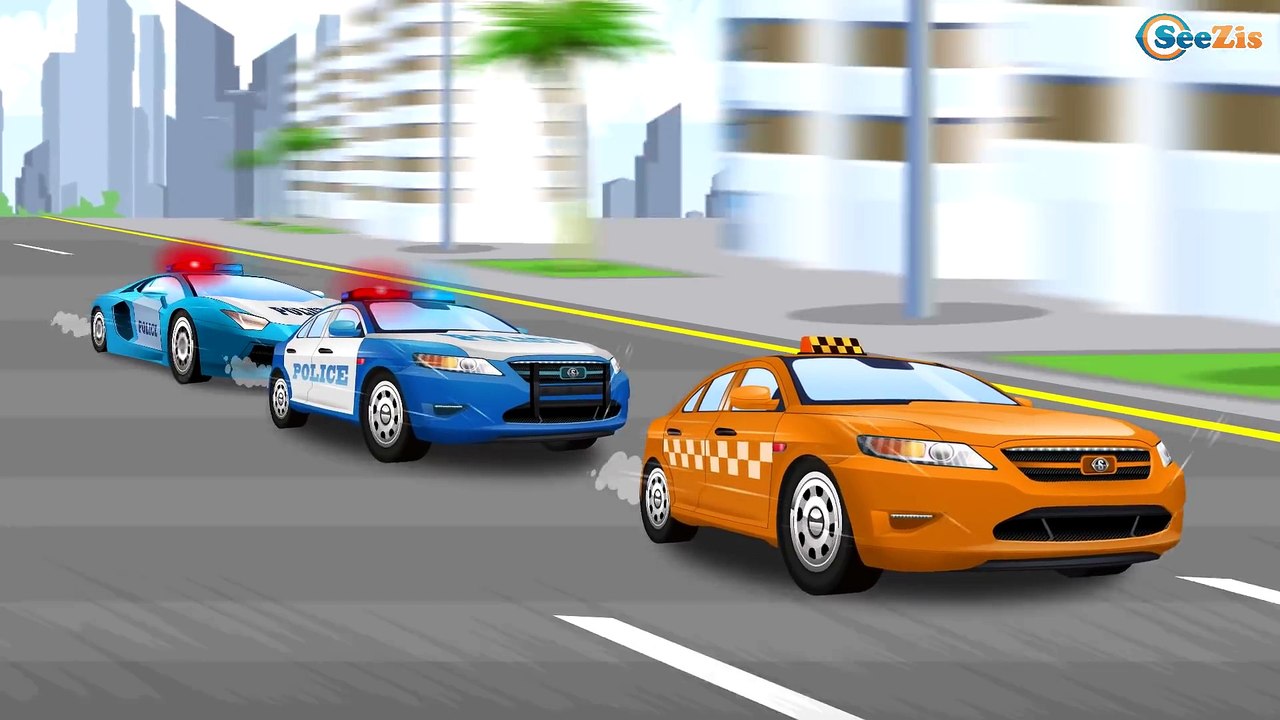 Voiture de police pour bébés | Utilisations de véhicules de police - Compilation pour enfants