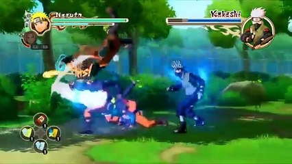 Naruto Ultimate Ninja Storm 2 Boss Battles: Naruto & Sakura vs. Kakashi (S-Rank)