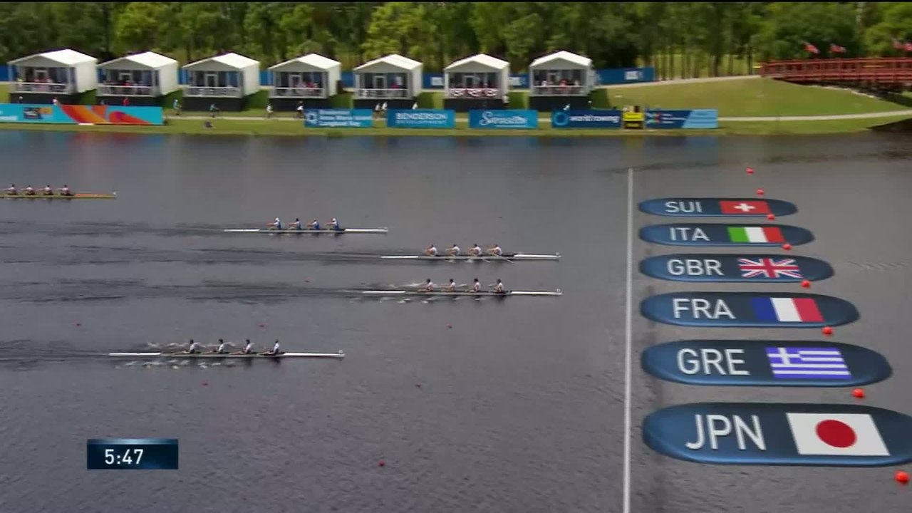 Aviron - ChM (H) : Les français remportent le titre mondial en 4 de couple français