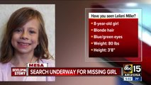 Search continues for missing 8-year-old in Mesa
