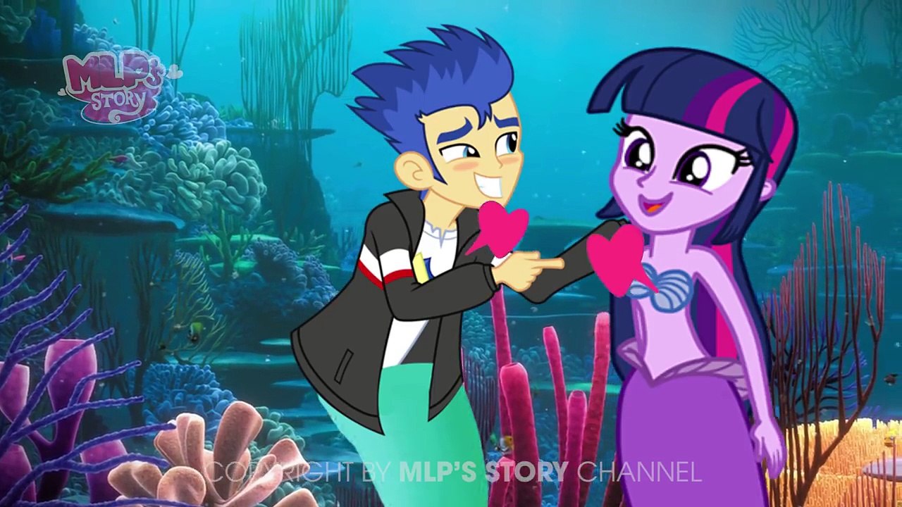 My Little Pony MLP Equestria Girls Transforms with Animation Love Story the little mermaid