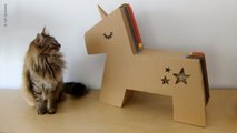 How To Create a Unicorn Scratcher for your Cat