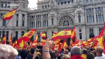 Thousands of supporters of Spanish unity rally in Madrid