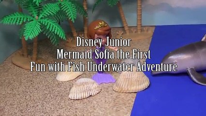 SOFIA THE FIRST Mermaid Sofia has an Underwater Adventure Playing with Fish a Disney Junio