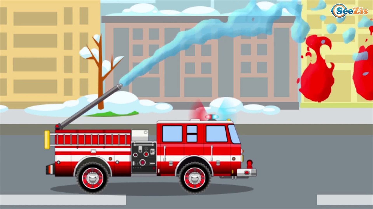 Мультики про машинки Все серии подряд Пожарная Машинка и Полицейская Машинка на Детской площадке